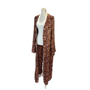 PrettyLittleThing Leopard Print Kimono, NWT